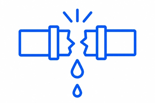 Active Leaks or Burst Pipes